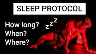 SLEEP PROTOCOL (75% More Melatonin With Red Light Therapy)