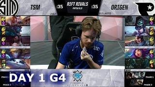 TSM vs Origen | Day 1 NA vs EU Rift Rivals 2019 LoL | TSM vs OG