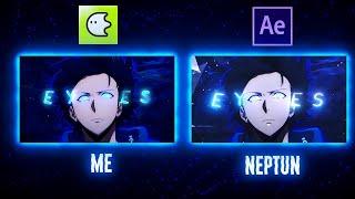 my blurrr app vs after effects | @neptunedits Remake!