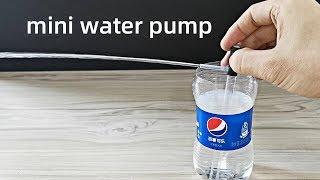 How to make a mini water pump - The smallest water pump in the world