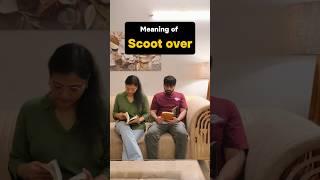 Daily Use English Phrase: Scoot Over | #englishlearning #speakenglish #spokenenglish