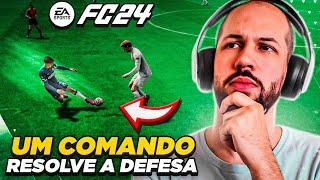 EA FC 24 - VOCÊ TÁ CONTROLANDO A DEFESA DA FORMA ERRADA!  APRENDA A DESARMAR CORRETAMENTE!