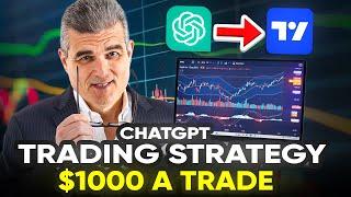 How I Use ChatGPT AI to Make a $1000 Per Trade Trading Strategy (STEP BY STEP)