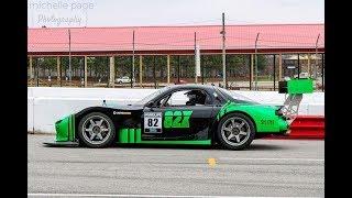 GT-700 4 rotor Rx7 Race Car Mid Ohio 1:30 lap with passenger! Defined Autoworks