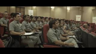 Former Army Commander Addressing Young Cadets At Reliance Academy