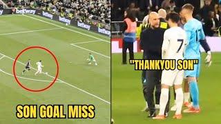  Pep Guardiola Thanks Son at Full-Time for Missing the Goal  | Spurs vs Man City 0-2 | Reactions