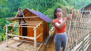 150 Day: Building Kitchen, Raising Chicken, Raise Buffalo,...The Girl Lives Alone off the grid