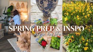 SPRING PREP & INSPO 2024: spring decor, planting seeds, spring prep & baking #spring #decor #2024