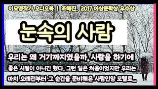 2017 이상문학상 우수상. 사랑을 하기에 좋은 시절이 아니었을까?