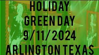 Green Day "Holiday" Saviors Tour Arlington Texas (September 11th 2024)