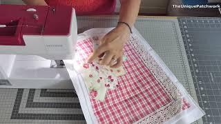 no 081 Patchwork Vintage Place Mat*** scrapy  upcycling projekt ***