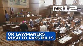 Oregon lawmakers end 2023 session with rush to pass delayed bills