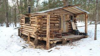 A Warm Winter Day And A Cozy Homemade Meal At The Log Cabin.