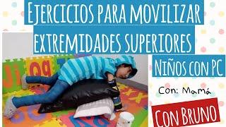 Ejercicios para niños con paralisis cerebral - Movilizar extremidades superiores