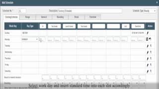 TimeTec Cloud－Setup Weekly Schedule