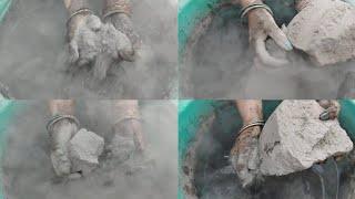 #asmr PURE CEMENT CRUMBLING// WATER  CRUMBLING// PURE  BLACK CEMENT CRUMBLING 