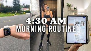 Waking Up at 4:30am: A Productive Morning Routine ️