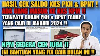 HASIL CEK SALDO KKS KPM PKH & BPNT ! YES ADA SALDO MASUK ! TERNYATA BUKAN PKH & BPNT TAHAP 1 YG CAIR