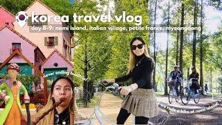 KOREA VLOG  petite france, nami island , everland theme park (we saw flamingos! )