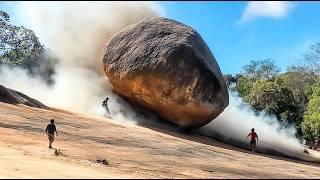 100 Massive Rockfalls Caught on Camera !