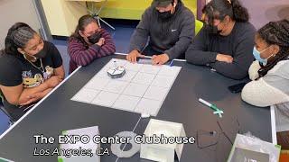 Clubhouse Youth Learn Robotics with iRobot Root® robot