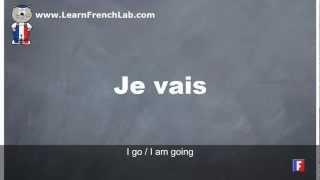 Learn French Conjugation = Aller (to go) = Present tense