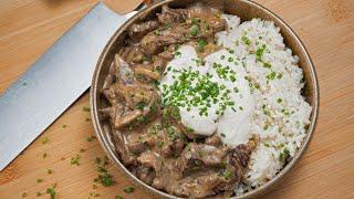 لحم ستروغونوف | Beef Stroganoff