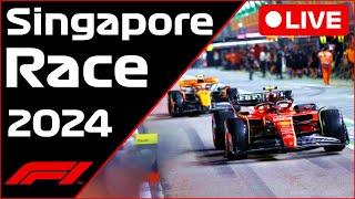 F1 LIVE - Singapore GP RACE - Commentary + Live Timing