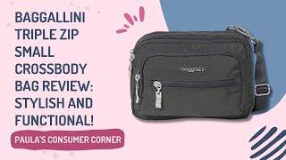 Bagallini Triple Zip Crossbody: The Ultimate Stylish Choice