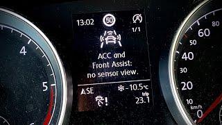 Easy fix for ACC and Front Assist: no sensor view error message