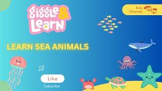 Sea Animals | Ocean Creature | kids Learning Animation | Cartoon