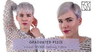 GRADUATED PIXIE | VISUAL ASMR CUTTING VIDEO | by SCK