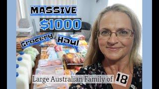 MASSIVE $1000 GROCERY HAUL - we shopped before the panic buying began again