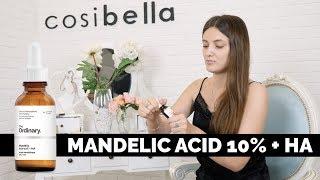 The Ordinary - Mandelic Acid 10% + HA - щадящий пилинг с миндальной кислотой.