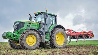 Uprawa Bezorkowa 2023 w GR Brzechwa|John Deere 6175M-Vaderstad cultus 300|