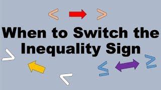 When Do You Need to Change Inequality Signs?