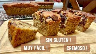 Muy fácil sin gluten Panque cremoso sin azúcar / MAY #cocinasabrosoconmay #facil #singluten