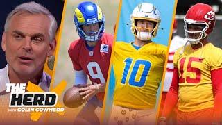 Herbert, Stafford, Mahomes, Lamar highlight Colin's Top 10 most valuable QBs | NFL | THE HERD