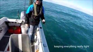 UK Boat Fishing. South Coast wrecking with Lures and Jigging.