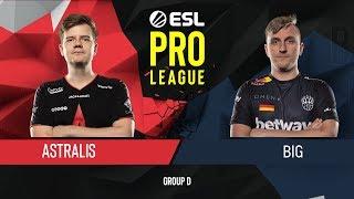 CS:GO - BIG vs. Astralis [Inferno] Map 2 - Group D - ESL Pro League Season 9 Europe