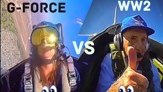 Normal people experiencing G-force VS. WW2 veteran! | 2/03/24