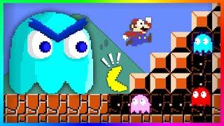 Pac-Man Vs. Mario Bros.Battle Mayhem!!【Mario Cartoon Animation】