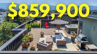 Luxury Living: Downtown Kelowna Penthouse with Private Rooftop Oasis & Stunning Views!