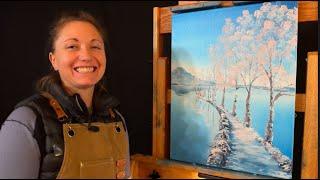 "Radiance of Winter" #33 Oil Painting Tutorial by Kaylee Rakowski