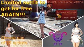 BDO Free Limited outfits AGAIN!!! | New Code | 2x J's Hammer of Loyalty | by Miley