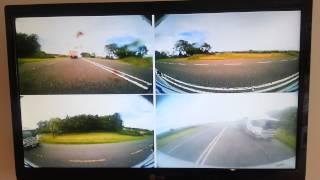 Trailer Vision Ireland Quad View footage from our Vehicle based DVR