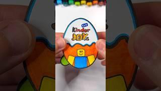 DIY ROBLOX Noob Kinder Joy with Paper | Paper Craft Ideas #shorts #papercraft