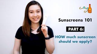 Sunscreens 101 Part 6: How much sunscreen should we apply?
