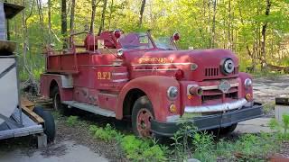 1952 Seagrave Fire Truck - Pumper Engine & Matchbox Clone