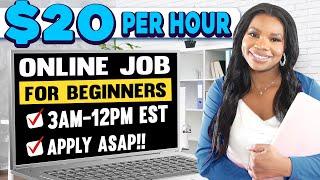 Earn $20/Hour Working 3am-12pm From Home! (This Job Might Be Perfect For You)